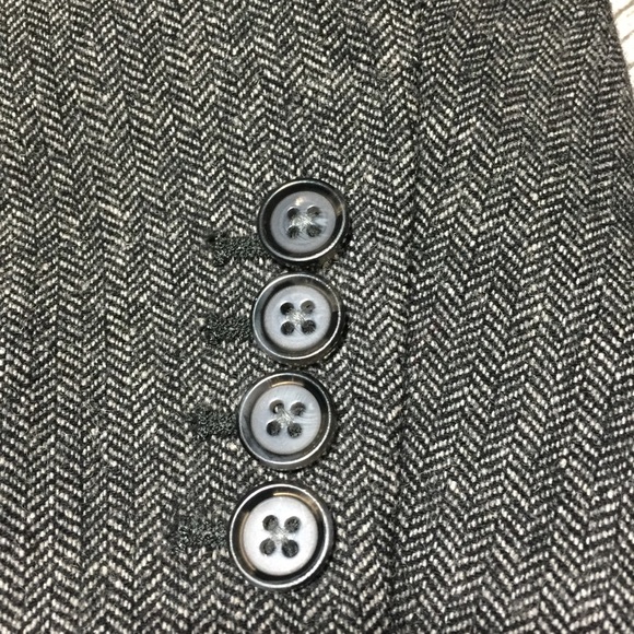 Penguin Herringbone Wool Blend Blazer Men’s L Gray 2 Button - Picture 7 of 10